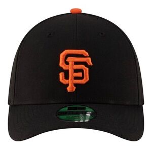 New Era San Francisco Giants Black and Orange 39THIRTY Stretch Fit Hat NWOT